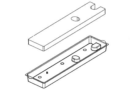 Musteen kerääjä / suodatin Franking -koneeseen Connect +