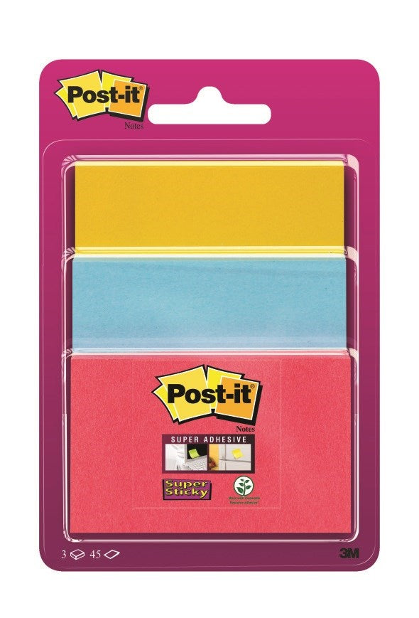 Post-It SS-Notes 47,6x47,6 ass. colors (3)