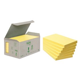 Post-it Notes 76x127 recycled yellow(6)