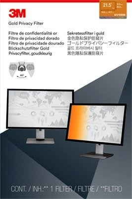 3M Privacy filter for desktop 21,5'' widescreen gold