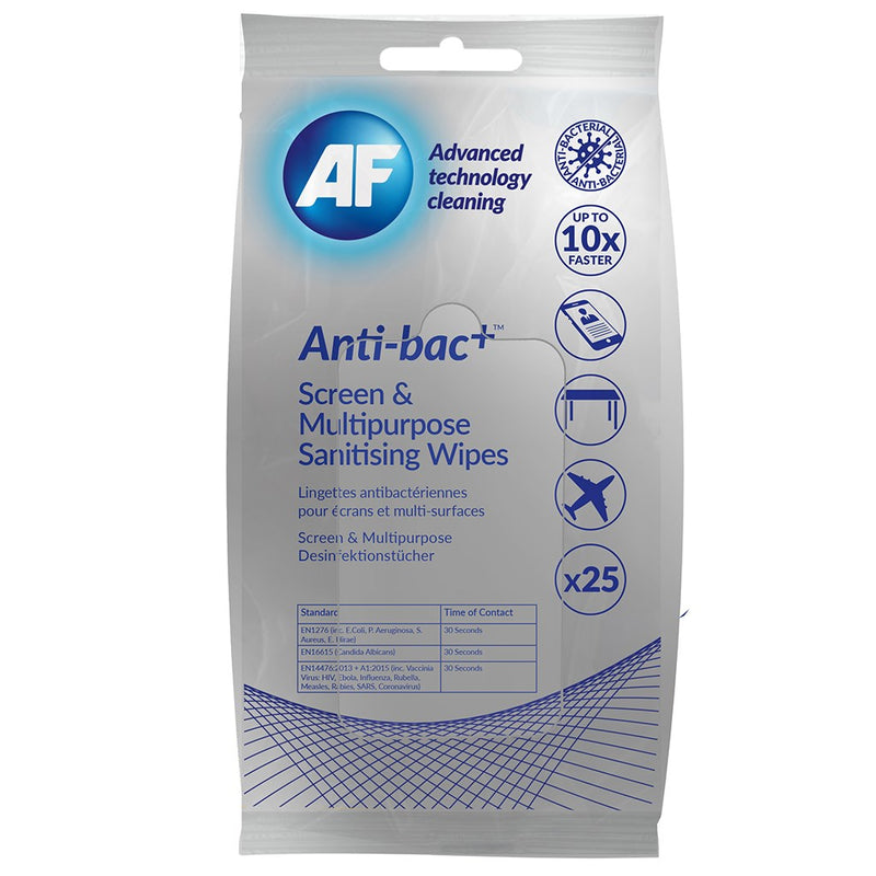 Anti-bac+ Sanitising Screen & Multipurpose Wipes