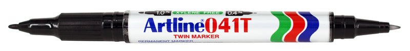 Artline 041T Twin Marker black