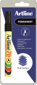 Artline 70 Permanent 1-Blister black