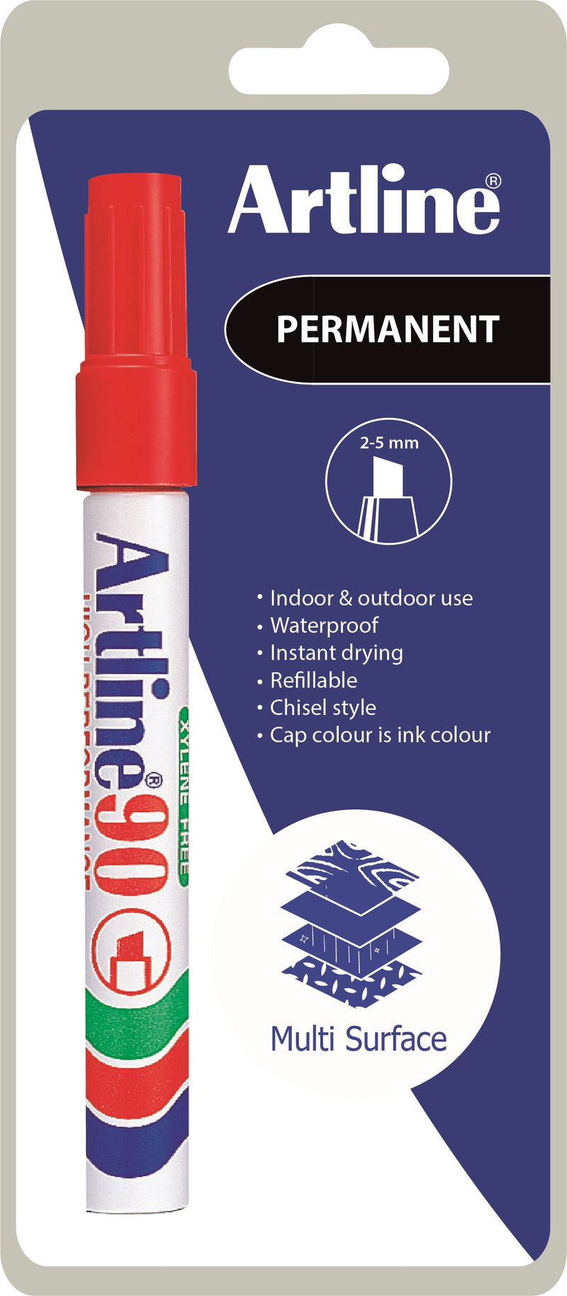 Artline 90/1-Blister red