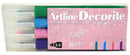 Artline Decorite Flat Pastel 4-pack