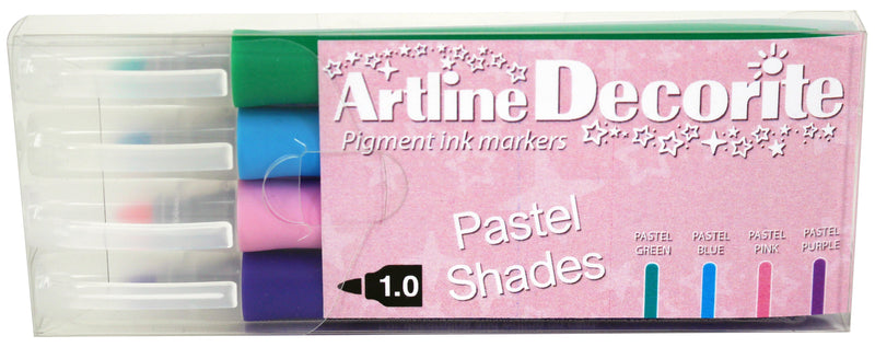 Artline Decorite bullet Pastel 4-pack