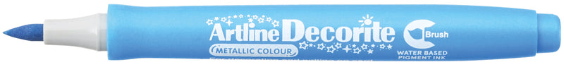 Artline Decorite Brush metallic blue