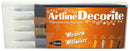 Artline Decorite brush Modern metallic 4-pack