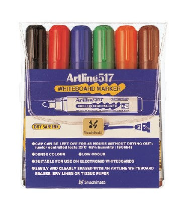 Artline 517 Whiteboard 6/set
