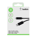 3.1 USB-A to USB-C Cable, Black (1m)