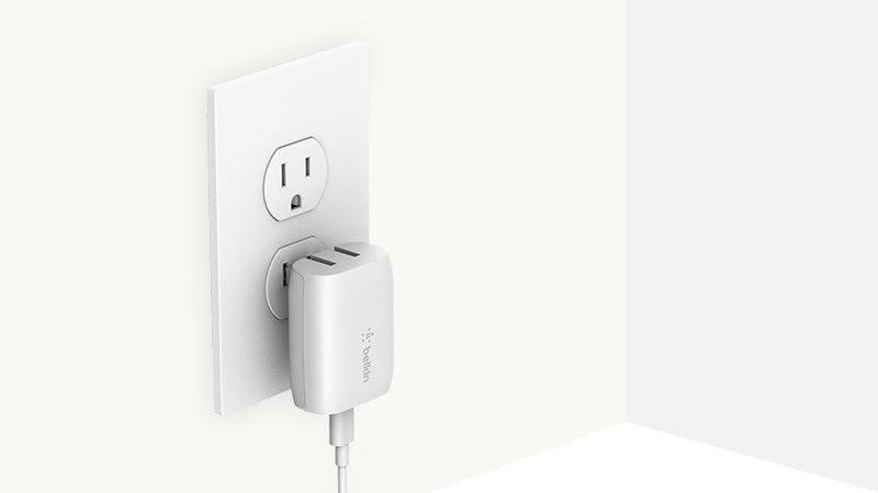 18W USB-C Home Charger & C-LTG Cable, White (1.2m)