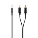 Stereo Cable 3,5mm/RCA, Black (5m)