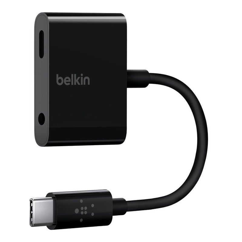 USB-C Audio + Charge Adapter, Black