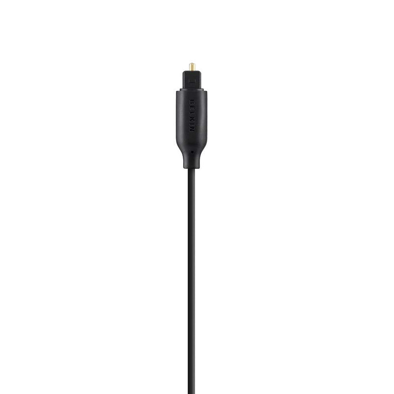 Gold-Plated Digital Optical Audio Cable, Black (1m)