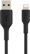 BOOST CHARGE Lightning to USB-A Cable, 3M, Black