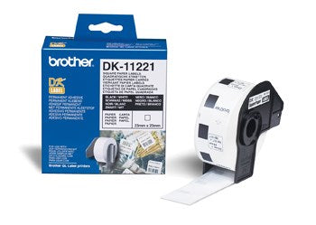 Squared labels 23x23 white paper (1000)