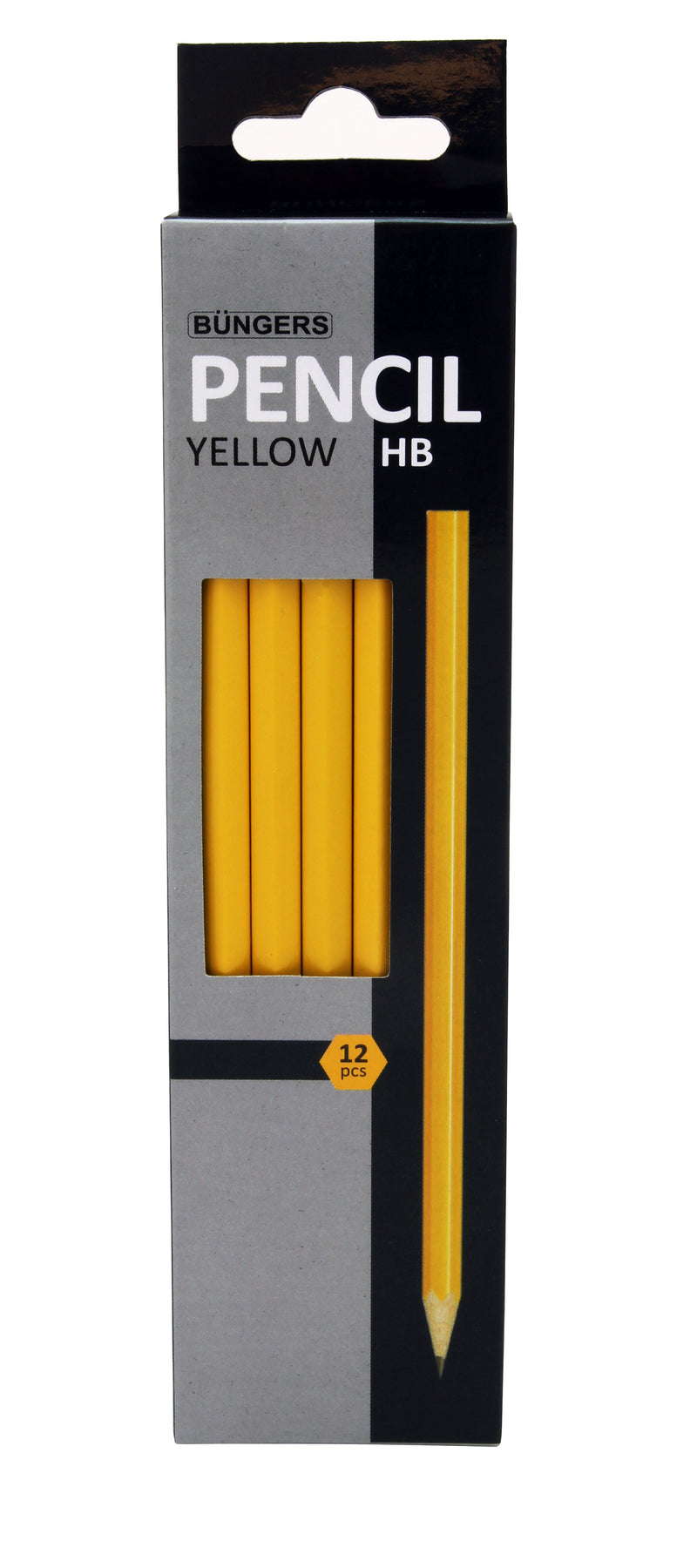 Lyijykynä keltainen HB (12)