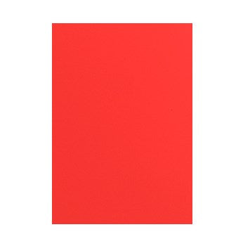 Card 50x70 270g 10/p fluorescent red
