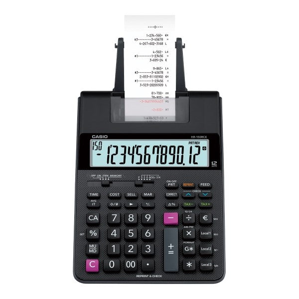 Casio printing calculator HR-150RCE