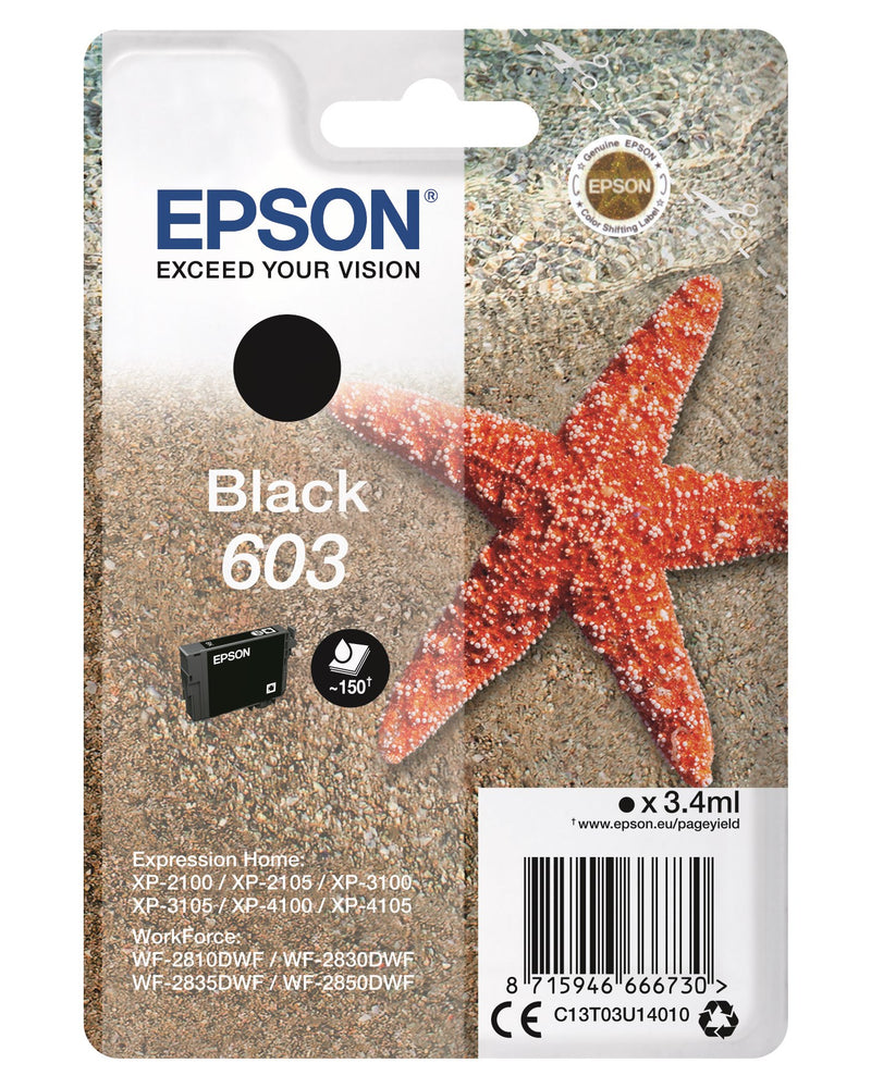 T03U Black 603 Ink Cartridge