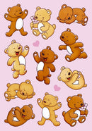 Herma stickers Magic bears with hearts (1)