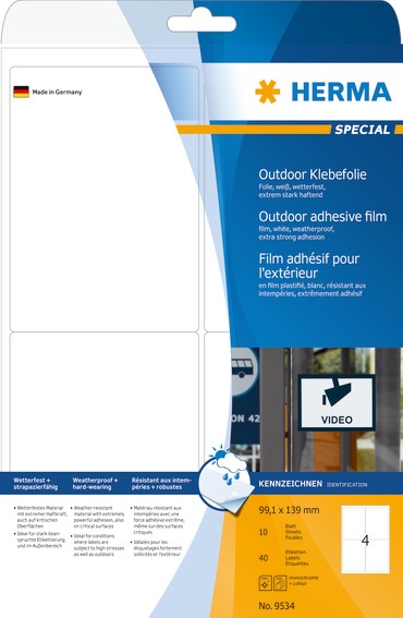 Herma label outdoor film extra strong 99,1x139 (40)