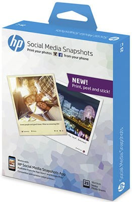 HP Social Media Snapshots 25 sheets 10x13cm