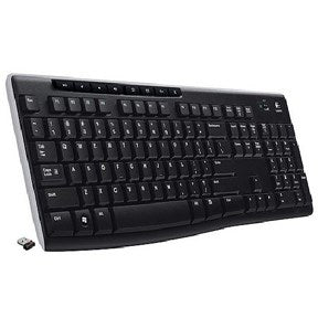 K270 Wireless Keyboard, Black (Nordic)