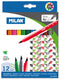 MILAN Fibertip pens 12/box