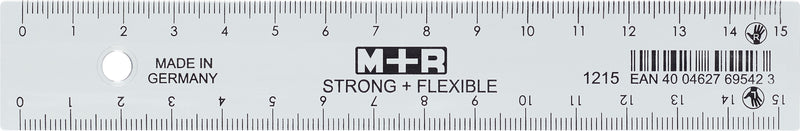 Linjal strong and flex 15cm