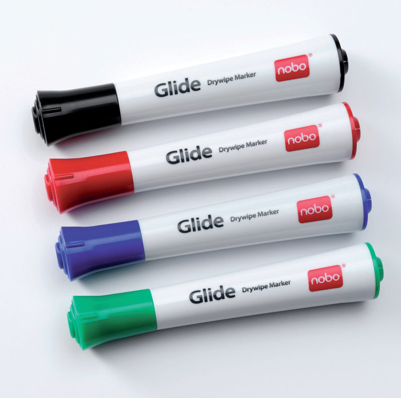 Nobo valkotaulukynät Glide musta