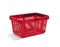 Shopping basket 27 liter red