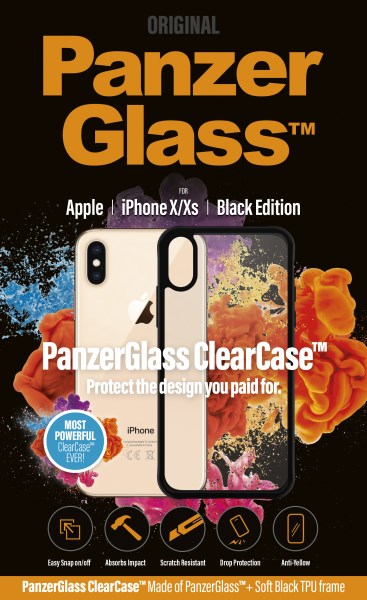 ClearCase with BlackFrame for iPhone X/Xs