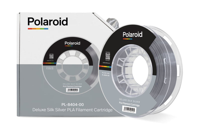 Polaroid 250g Deluxe Silk PLA Filament Silver