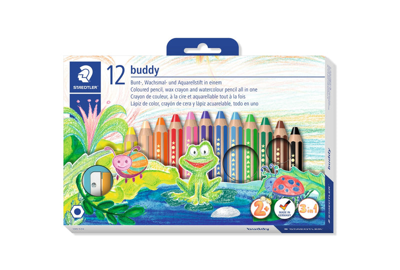 Coloured pencil Buddy chunky 3in1 (12)