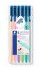 Fibre tip pen Triplus Color 1,0mm Pastel Line ass (6)