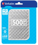 500GB Hard Drive 2,5'' Store ´N´ Go USB 3.0, Silver (Gen.2)