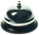 Table bell round black/silver